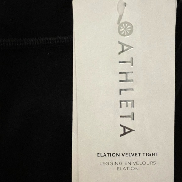 NWT Athleta Elevation Velvet Tight - Picture 10 of 11